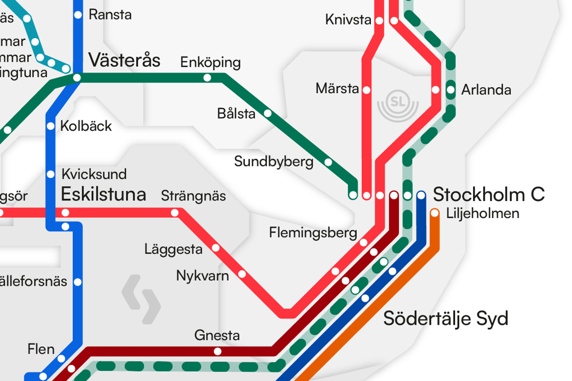 close-up of routemap for Movingo