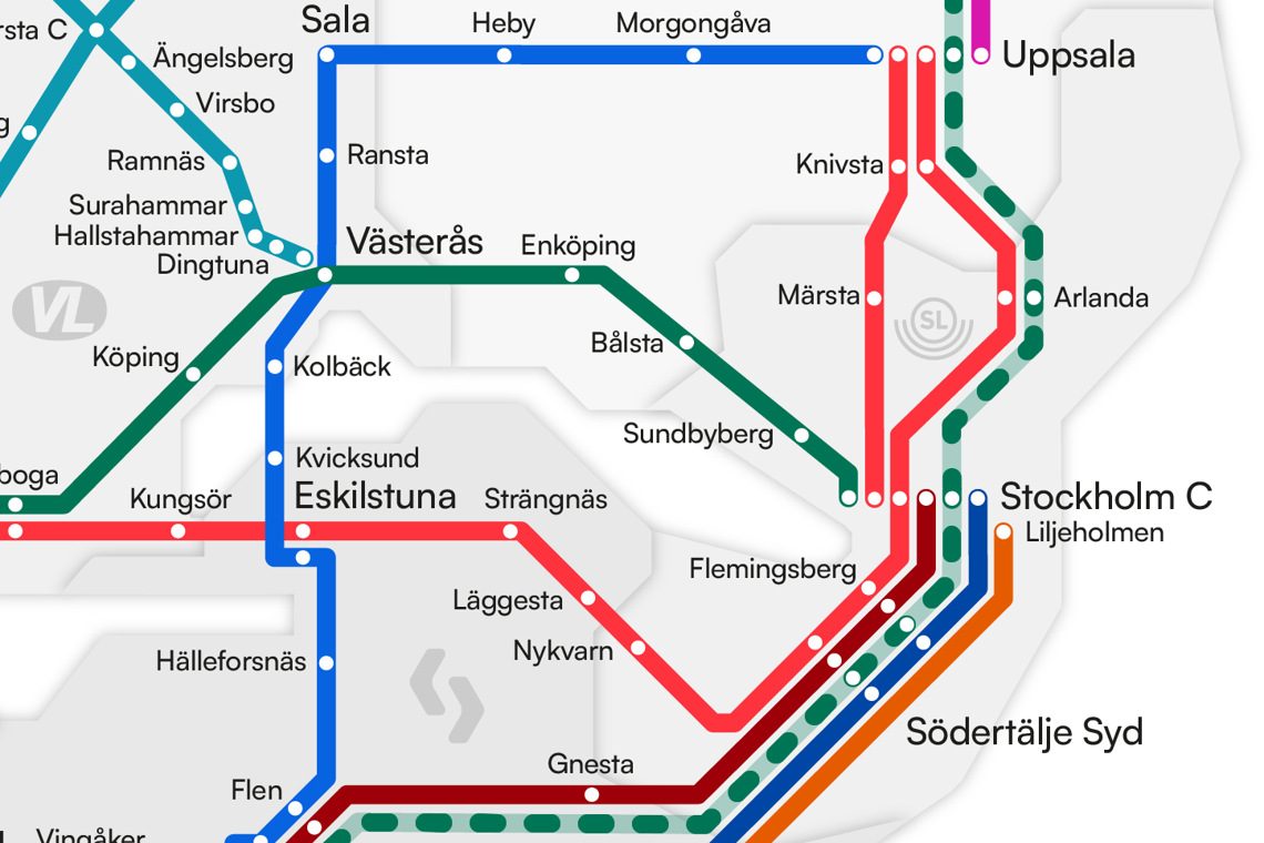 närbild av linjekarta för Movingo